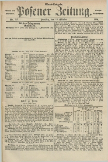 Posener Zeitung. Jg.77 [i.e.81], Nr. 717 (13 Oktober 1874) - Abend=Ausgabe.