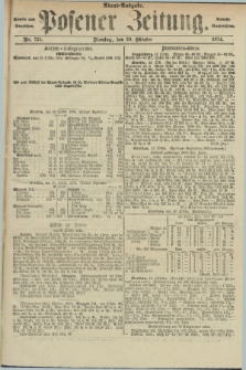 Posener Zeitung. Jg.77 [i.e.81], Nr. 735 (20 Oktober 1874) - Abend=Ausgabe.