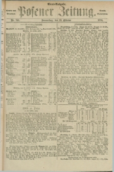 Posener Zeitung. Jg.77 [i.e.81], Nr. 741 (22 Oktober 1874) - Abend=Ausgabe.
