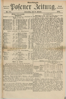 Posener Zeitung. Jg.77 [i.e.81], Nr. 759 (29 Oktober 1874) - Abend=Ausgabe.