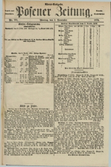Posener Zeitung. Jg.77 [i.e.81], Nr. 768 (2 November 1874) - Abend=Ausgabe.