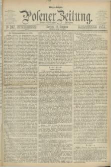 Posener Zeitung. Jg.77 [i.e.81], Nr. 787 (10 November 1874) - Morgen=Ausgabe. + dod.