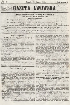 Gazeta Lwowska. 1866, nr 71