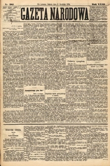 Gazeta Narodowa. 1884, nr 282