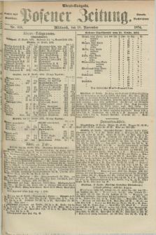 Posener Zeitung. Jg.77 [i.e.81], Nr. 810 (18 November 1874) - Abend=Ausgabe.