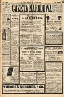 Gazeta Narodowa. 1884, nr 283