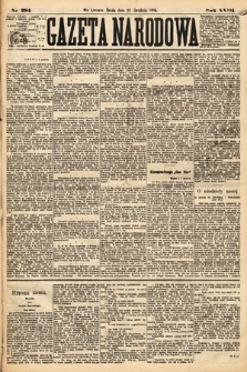 Gazeta Narodowa. 1884, nr 284
