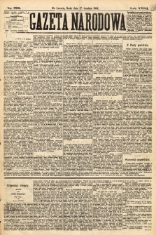 Gazeta Narodowa. 1884, nr 290