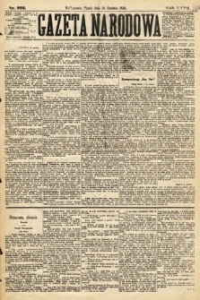 Gazeta Narodowa. 1884, nr 292