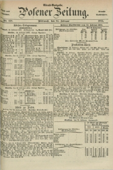 Posener Zeitung. Jg.78 [i.e.82], Nr. 138 (24 Februar 1875) - Abend=Ausgabe.