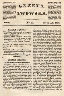 Gazeta Lwowska. 1846, nr 4