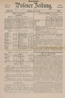 Posener Zeitung. Jg.79 [i.e.83], Nr. 387 (6 Juni 1876) - Abend=Ausgabe.