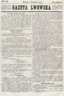 Gazeta Lwowska. 1866, nr 76