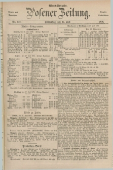 Posener Zeitung. Jg.79 [i.e.83], Nr. 519 (27 Juli 1876) - Abend=Ausgabe.