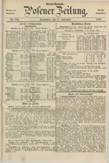 Posener Zeitung. Jg.79 [i.e.83], Nr. 669 (23 September 1876) - Abend=Ausgabe.