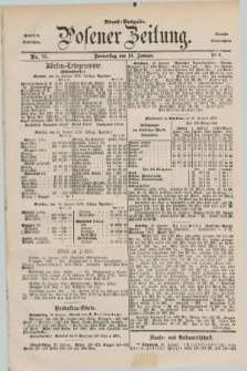 Posener Zeitung. Jg.81 [i.e.85], Nr. 78 (31 Januar 1878) - Abend=Ausgabe.