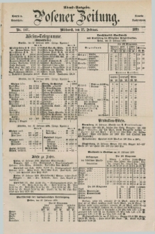 Posener Zeitung. Jg.81 [i.e.85], Nr. 147 (27 Februar 1878) - Abend=Ausgabe.