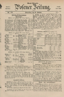 Posener Zeitung. Jg.81 [i.e.85], Nr. 150 (28 Februar 1878) - Abend=Ausgabe.