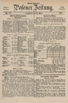 Posener Zeitung. Jg.81 [i.e.85], Nr. 210 (23 März 1878) - Abend=Ausgabe.