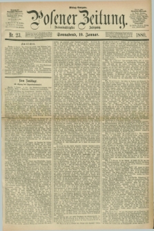 Posener Zeitung. Jg.83 [i.e.87], Nr. 23 (10 Januar 1880) - Mittag=Ausgabe.