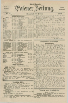 Posener Zeitung. Jg.83 [i.e.87], Nr. 24 (10 Januar 1880) - Abend=Ausgabe.