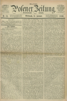 Posener Zeitung. Jg.83 [i.e.87], Nr. 32 (14 Januar 1880) - Mittag=Ausgabe.