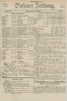 Posener Zeitung. Jg.83 [i.e.87], Nr. 48 (20 Januar 1880) - Abend=Ausgabe.