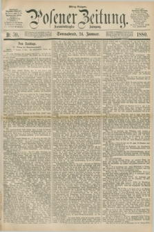 Posener Zeitung. Jg.83 [i.e.87], Nr. 59 (24 Januar 1880) - Mittag=Ausgabe.