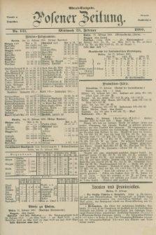 Posener Zeitung. Jg.83 [i.e.87], Nr. 141 (25 Februar 1880) - Abend=Ausgabe.