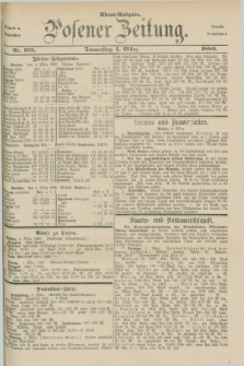 Posener Zeitung. Jg.83 [i.e.87], Nr. 162 (4 März 1880) - Abend=Ausgabe.