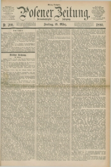 Posener Zeitung. Jg.83 [i.e.87], Nr. 200 (19 März 1880) - Mittag=Ausgabe.