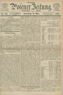Posener Zeitung. Jg.83 [i.e.87], Nr. 203 (20 März 1880) - Mittag=Ausgabe.