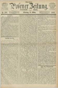 Posener Zeitung. Jg.83 [i.e.87], Nr. 206 (22 März 1880) - Mittag=Ausgabe.