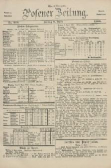 Posener Zeitung. Jg.83 [i.e.87], Nr. 249 (9 April 1880) - Abend=Ausgabe.