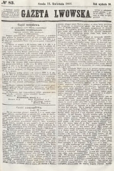 Gazeta Lwowska. 1866, nr 83