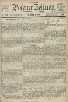 Posener Zeitung. Jg.83 [i.e.87], Nr. 307 (4 Mai 1880) - Morgen=Ausgabe.