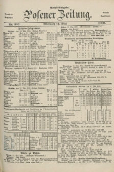 Posener Zeitung. Jg.83 [i.e.87], Nr. 327 (12 Mai 1880) - Abend=Ausgabe.