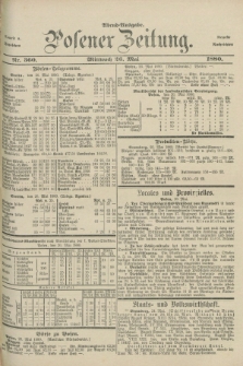 Posener Zeitung. Jg.83 [i.e.87], Nr. 360 (26 Mai 1880) - Abend=Ausgabe.