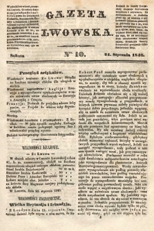 Gazeta Lwowska. 1846, nr 10