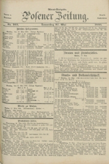 Posener Zeitung. Jg.83 [i.e.87], Nr. 363 (27 Mai 1880) - Abend=Ausgabe.