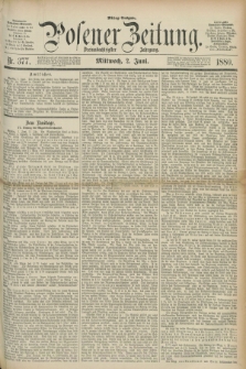 Posener Zeitung. Jg.83 [i.e.87], Nr. 377 (2 Juni 1880) - Mittag=Ausgabe.