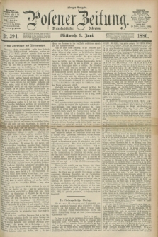Posener Zeitung. Jg.83 [i.e.87], Nr. 394 (9 Juni 1880) - Morgen=Ausgabe.