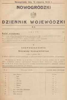 Nowogródzki Dziennik Wojewódzki. 1932, nr 2