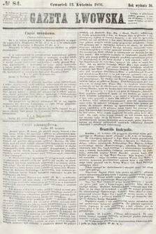 Gazeta Lwowska. 1866, nr 84