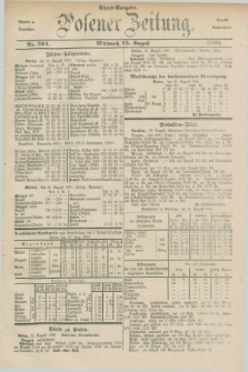 Posener Zeitung. Jg.83 [i.e.87], Nr. 594 (25 August 1880) - Abend=Ausgabe.