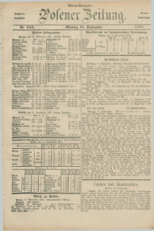 Posener Zeitung. Jg.83 [i.e.87], Nr. 642 (13 September 1880) - Abend=Ausgabe.