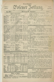 Posener Zeitung. Jg.83 [i.e.87], Nr. 684 (29 September 1880) - Abend=Ausgabe.