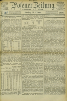 Posener Zeitung. Jg.83 [i.e.87], Nr. 751 (26 Oktober 1880) - Morgen=Ausgabe.