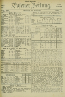 Posener Zeitung. Jg.83 [i.e.87], Nr. 792 (10 November 1880) - Abend=Ausgabe.