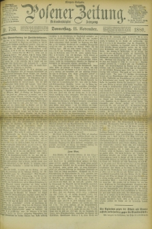 Posener Zeitung. Jg.83 [i.e.87], Nr. 793 (11 November 1880) - Morgen=Ausgabe.